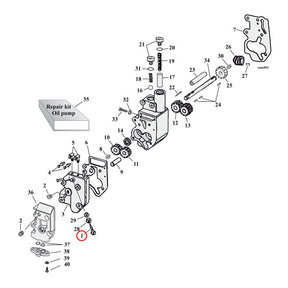 Chain Oiler Adj.Screw. (Hex Head) Oil Pump Parts Mcs