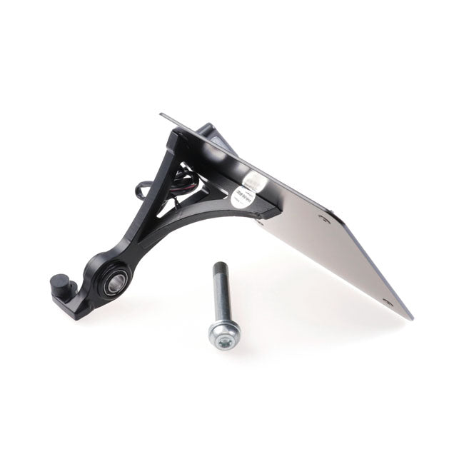 Cult-Werk, side mount license plate bracket, black. Italy License Plate Brackets Cult Werk