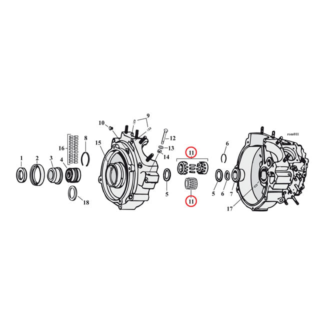 Pinion Shaft Bearing. Blue Pinion Shaft Bearings Sonnax