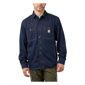 Carhartt Denim Fleece lined shirt glacier Shirts Carhartt