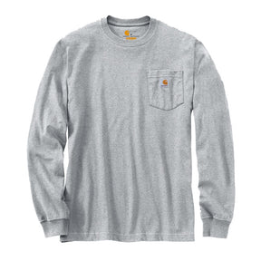 Carhartt Pocket long sleeve heather gray T-Shirt Long Sleeve Carhartt