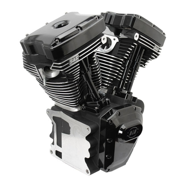 S&S Cycle T124 Long Block Engine, Black Edition - 06-17 Dyna Engines S&S Cycle