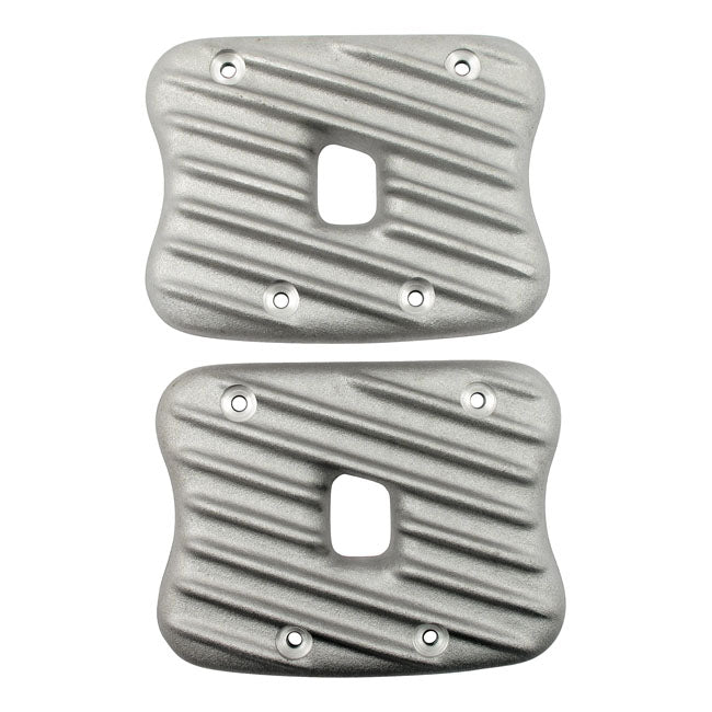 Emd, Sportster Ribster Rocker Cover Set. Raw Rocker Covers Emd