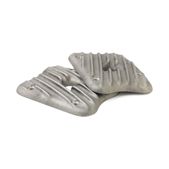 Emd, Sportster Ribster Rocker Cover Set. Semi Polished Rocker Covers Emd