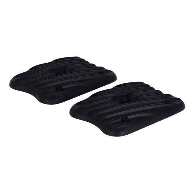 Emd, Sportster Ribster Rocker Cover Set. Black Rocker Covers Emd