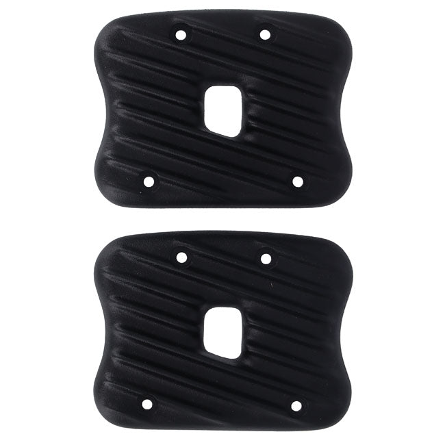 Emd, Sportster Ribster Rocker Cover Set. Black Rocker Covers Emd