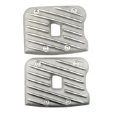 Emd, Ribster Rocker Cover Set. Semi Polished Rocker Covers Emd