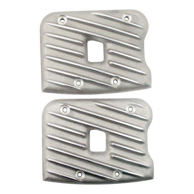 Emd, Ribster Rocker Cover Set. Semi Polished Rocker Covers Emd