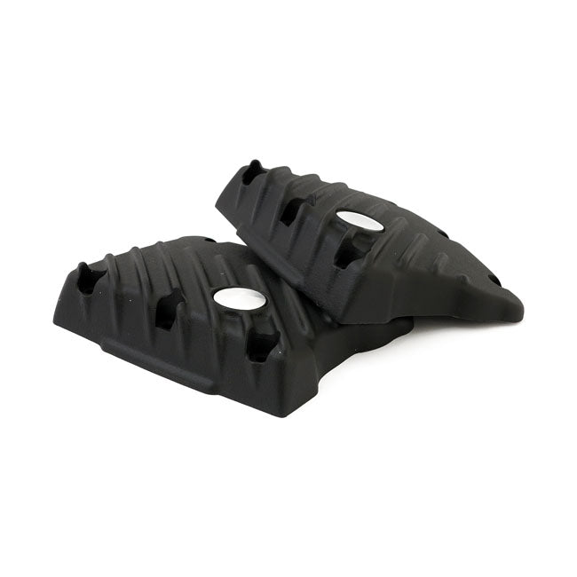 Emd, Twin Cam Snatch Rocker Cover Set. Black Rocker Covers Emd