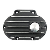 Emd Transmission End Cover, Cable Clutch. Black Cut Transmission End Covers Emd