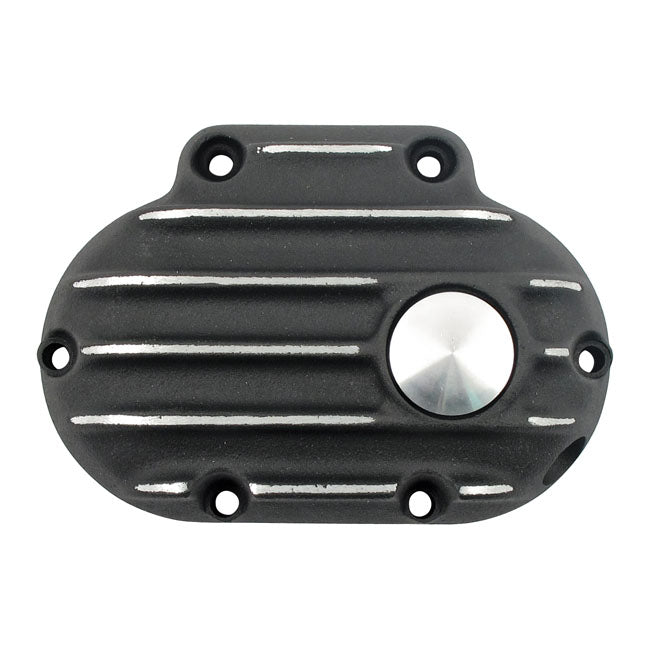 Emd Transmission End Cover, Cable Clutch. Black Cut Transmission End Covers Emd