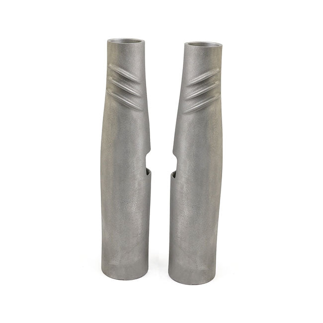 Emd, Bombshell 49 Upper Fork Tube Covers. Raw Fork Covers Emd