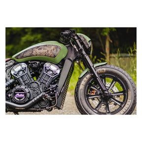 Cult-Werk, front fender "Old School". Gloss black Fender Front Cult Werk