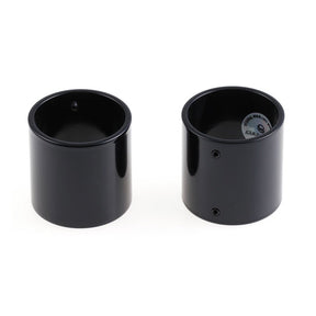 Cult-Werk, 2-piece upper fork cover kit short. Gloss black Fork Cover Kits Cult Werk