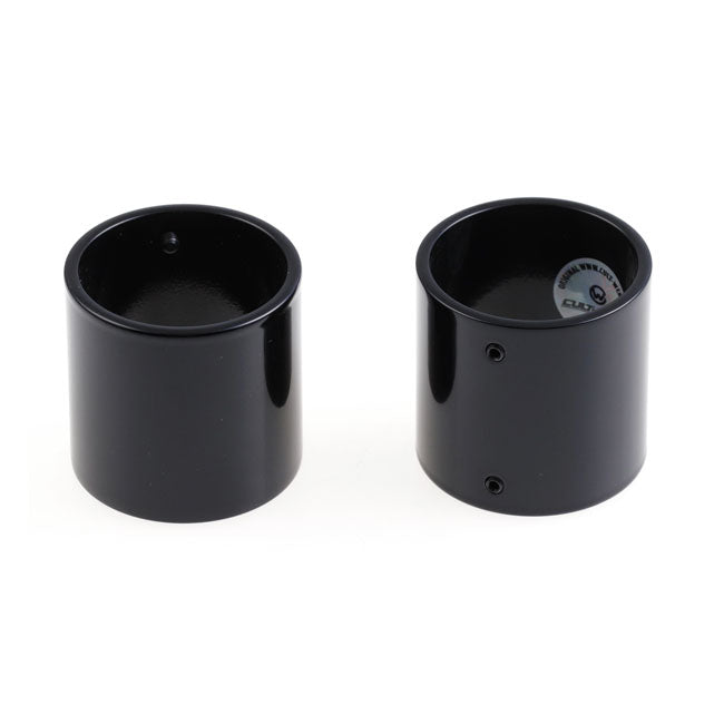 Cult-Werk, 2-piece upper fork cover kit short. Gloss black Fork Cover Kits Cult Werk