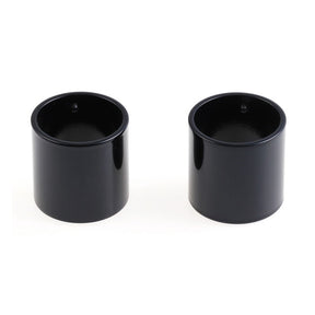 Cult-Werk, 2-piece upper fork cover kit short. Gloss black Fork Cover Kits Cult Werk