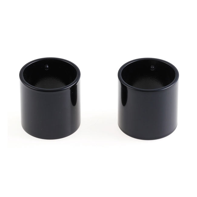 Cult-Werk, 2-piece upper fork cover kit short. Gloss black Fork Cover Kits Cult Werk