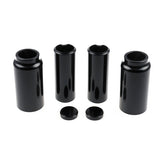 Cult-Werk, 6-piece fork tube cover kit long. Gloss black Fork Cover Kits Cult Werk