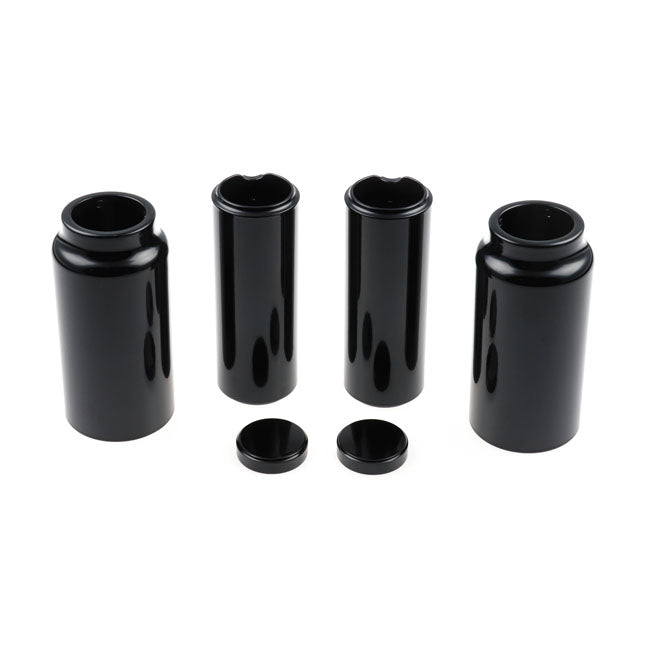 Cult-Werk, 6-piece fork tube cover kit long. Gloss black Fork Cover Kits Cult Werk