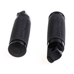 Cult-Werk, foot pegs ''Racing''. Gloss black Footpegs Cult Werk