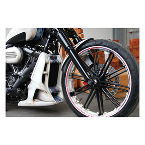 Cult-Werk, radiator cover ''Racing''. Gloss black Frames Covers Cult Werk