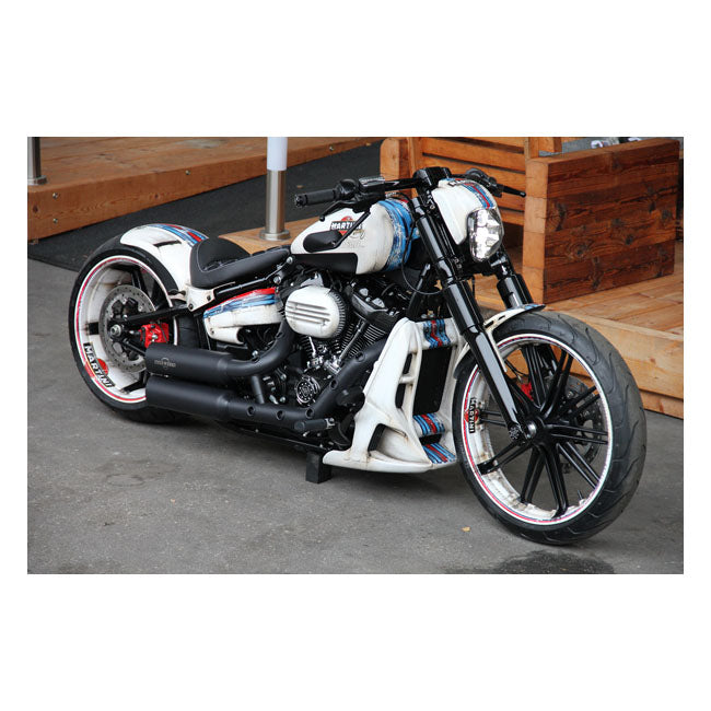 Cult-Werk, radiator cover ''Racing''. Gloss black Frames Covers Cult Werk