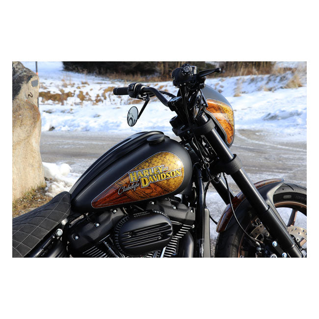 Dash Cover, Black - 18+ Softail Dash Panel Cult Werk