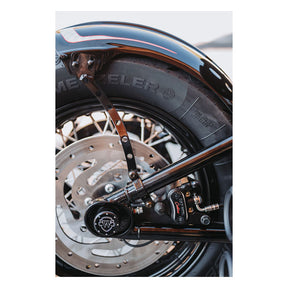 Cult-Werk, rear fender ''Old School''. Black Fender Rear Cult Werk