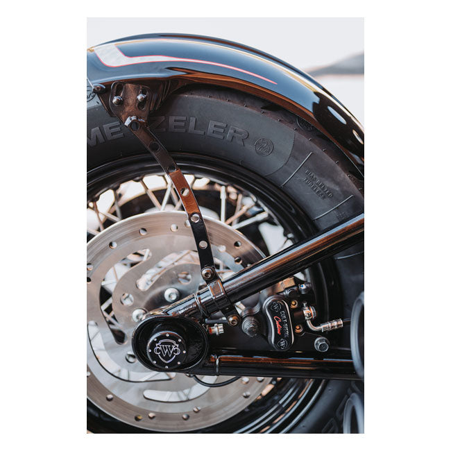 Cult-Werk, rear fender ''Old School''. Black Fender Rear Cult Werk