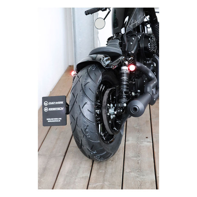 Cult-Werk, rear fender ''Low''. Gloss black Fender Rear Cult Werk
