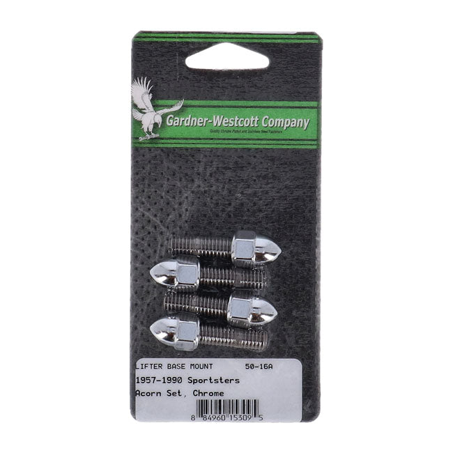 Gw, Tappet Block Mount Kit. Acorn, Chrome Tappet Block Mount Kits Gardner Westcott