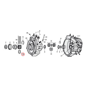 Sprocket Shaft Bearing Spacer Shim .108" Sprocket Shafts Bearing Spacers Mcs