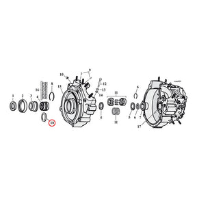 Sprocket Shaft Bearing Spacer Shim .110" Sprocket Shafts Bearing Spacers Mcs