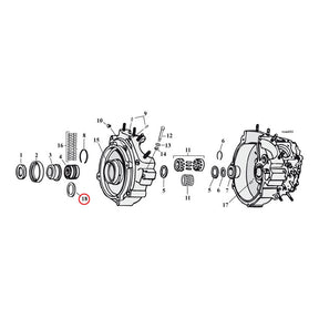 Sprocket Shaft Bearing Spacer Shim .114" Sprocket Shafts Bearing Spacers Mcs