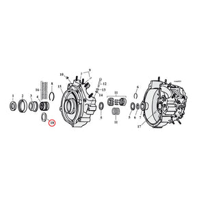 Sprocket Shaft Bearing Spacer Shim .116" Sprocket Shafts Bearing Spacers Mcs