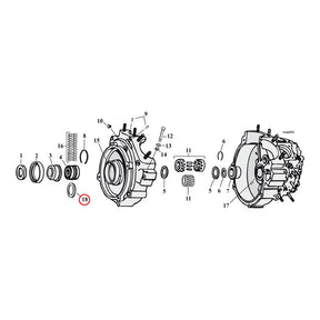 Sprocket Shaft Bearing Spacer Shim .118" Sprocket Shafts Bearing Spacers Mcs