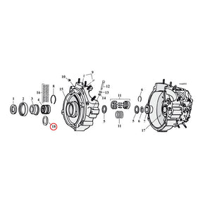 Sprocket Shaft Bearing Spacer Shim .120" Sprocket Shafts Bearing Spacers Mcs