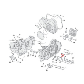 Sprocket Shaft Bearing Spacer Shim .106" Sprocket Shafts Bearing Spacers Mcs