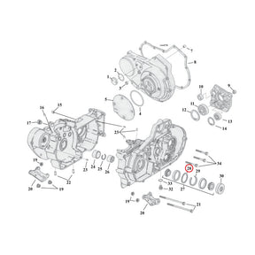 Sprocket Shaft Bearing Spacer Shim .110" Sprocket Shafts Bearing Spacers Mcs