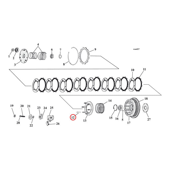Spacers Clutch Hub. .080" / 1.450" Long Clutch Misc Mcs