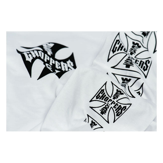WCC OG Cross long sleeve white T-Shirt Long Sleeve West Coast Choppers