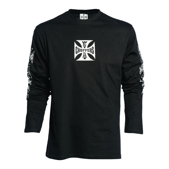 WCC OG Cross long sleeve black T-Shirt Long Sleeve West Coast Choppers