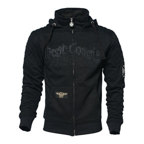 WCC Choppers Por Vida zip hoodie black Hoodies West Coast Choppers