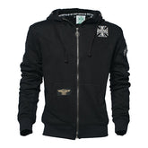 WCC OG Classic Panel zip hoodie black Hoodies West Coast Choppers