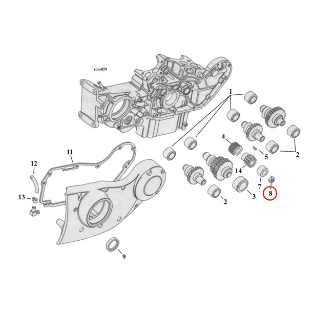 Nut, Pinion Shaft Gear Pinion Gears Mcs