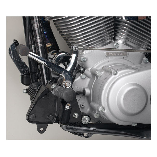 Cycle Visions, 2" forward control extension kit. Black Forward Controls Cycle Visions