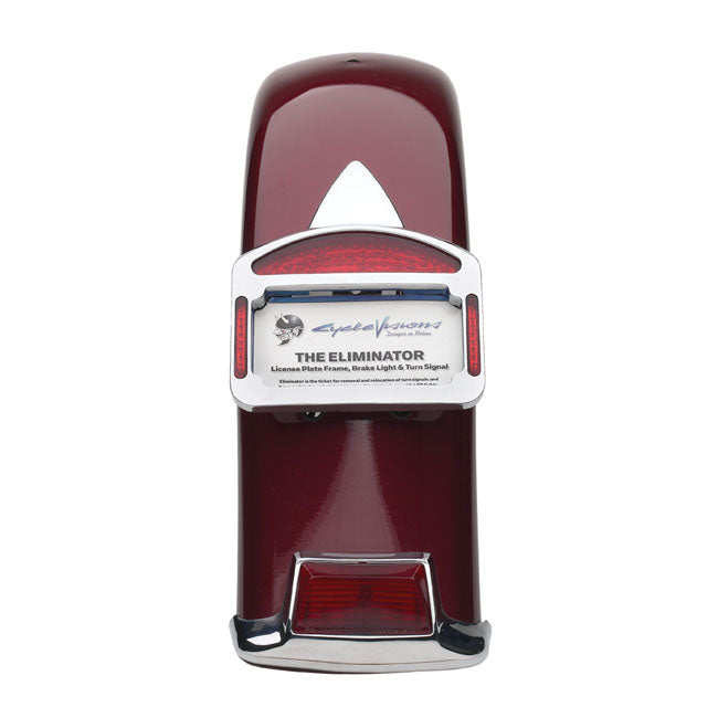 Cycle Visions Pyramid cover chrome Taillights Covers Cycle Visions