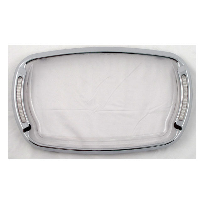 Cycle Visions, Illumabezel, clear chrome Headlamp Trim Rings Cycle Visions