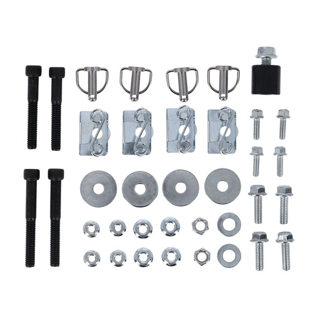 Cycle Visions Bagger tail bag mount kit black Saddlebags Mounts Cycle Visions