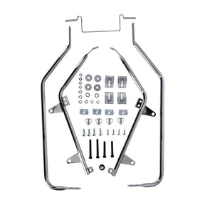 Cycle Visions bagger tail bag mount kit chrome Saddlebags Mounts Cycle Visions